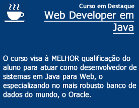 Curso de destaque - WEB DEVELOPER JAVA
